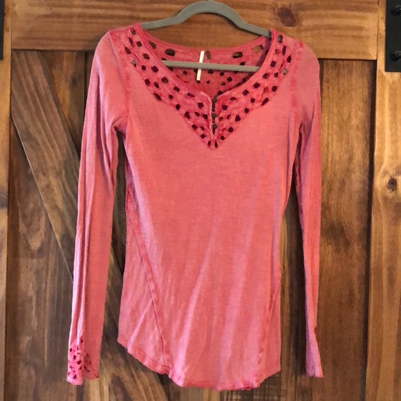 Free people long sleeve top - Picture 1 of 1